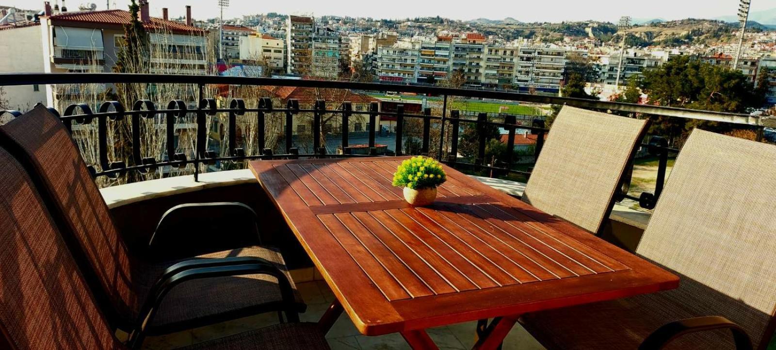 Sky View Suite Serrai Exteriör bild