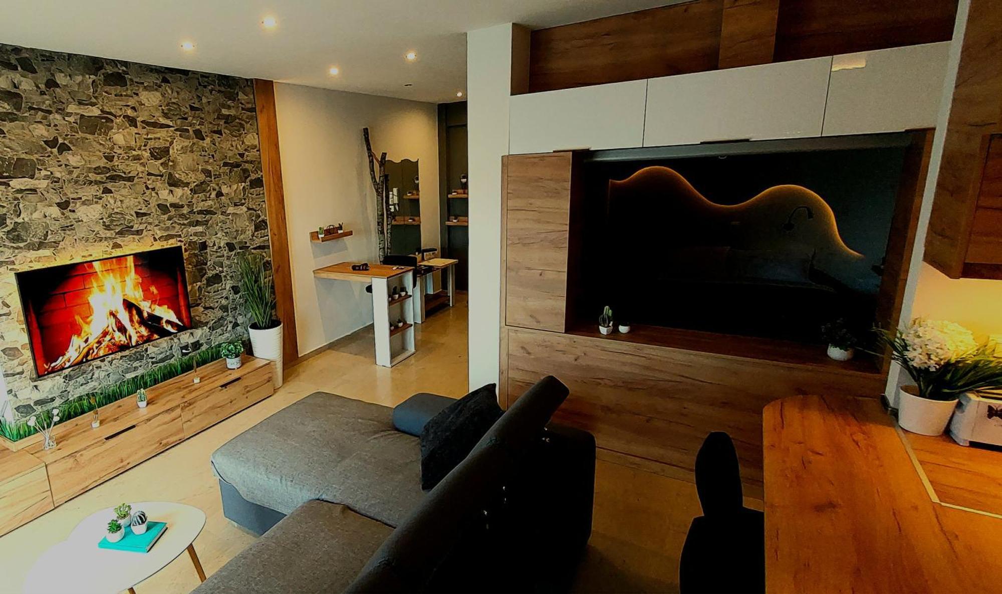 Sky View Suite Serrai Exteriör bild